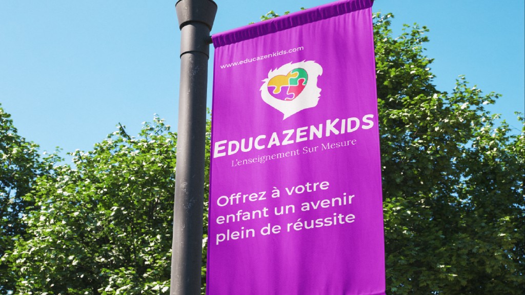 EducazenKids outdoor banner application